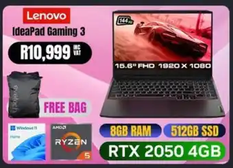 Evetech Lenovo IdeaPad Gaming 3 offer