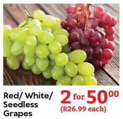 Oxford Freshmarket Red/ White/ Seedless Grapes offer