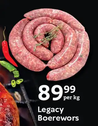 Oxford Freshmarket Legacy Boerewors offer