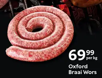 Oxford Freshmarket Oxford Braai Wors offer