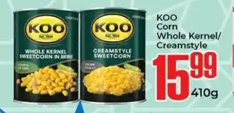 Elite Cash & Carry KOO Corn Whole Kernel/ Creamstyle offer