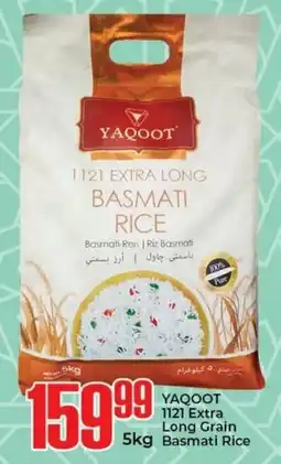 Elite Cash & Carry YAQOOT 1121 Extra Long Grain Basmati Rice offer