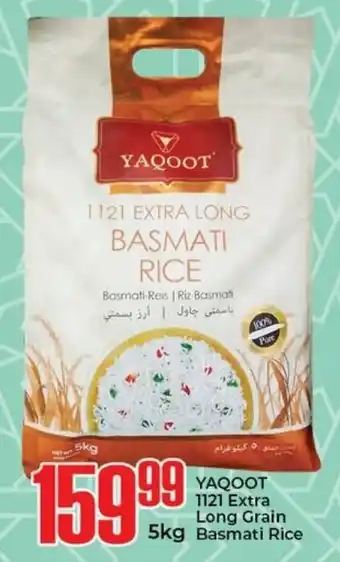 Elite Cash & Carry YAQOOT 1121 Extra Long Grain Basmati Rice offer