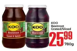 Elite Cash & Carry KOO Beetroot Grated/Sliced offer