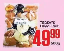 Elite Cash & Carry TEDDY'S Dried Fruit offer