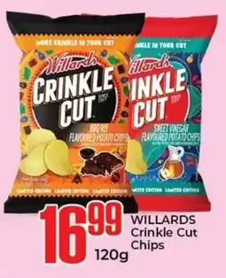 Elite Cash & Carry WILLARDS Crinkle Cut Chips offer