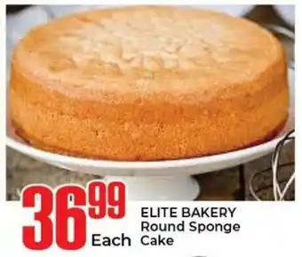 Elite Cash & Carry ELITE BAKERY Round Sponge Cake offer