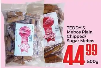 Elite Cash & Carry TEDDY'S Mebos Plain Chipped/ Sugar Mebos offer