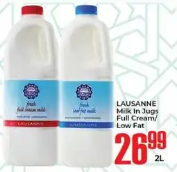 Elite Cash & Carry LAUSANNE Milk In Jugs Full Cream/ Low Fat offer