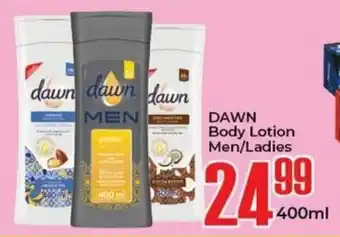 Elite Cash & Carry DAWN Body Lotion Men/Ladies offer