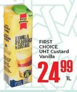 Elite Cash & Carry FIRST CHOICE UHT Custard Vanilla offer