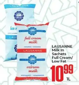 Elite Cash & Carry LAUSANNE Milk In Sachets Full Cream/ Low Fat offer