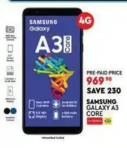Edgars Samsung Galaxy A3 Core 4G offer