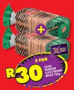 Shoprite Sasko premium slices brown bread offer