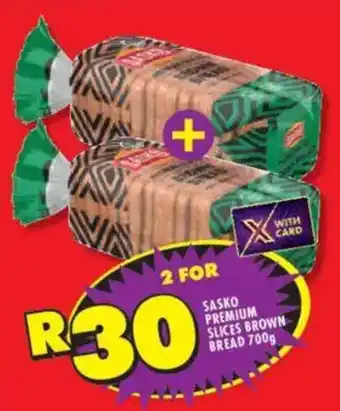 Shoprite Sasko premium slices brown bread offer