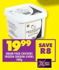 Shoprite Grain field chickens frozen chicken livers offer