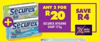 Shoprite Securex hygiene soap offer