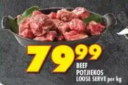 Shoprite Beef potjiekos loose serve offer