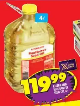 Shoprite Ritebrand Sunflower Seed Oil offer