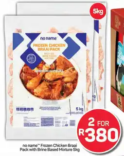 Pick n Pay Hypermarket no name Frozen Chicken Braai Pack with Brine Based Mixture offer