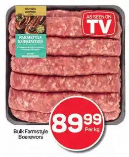 Pick n Pay Hypermarket Bulk Farmstyle Boerewors offer