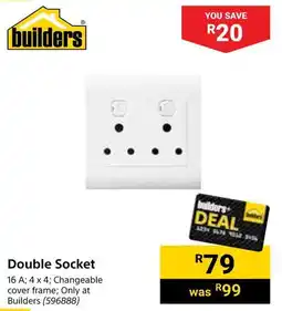 Builders Warehouse Double Socket offer