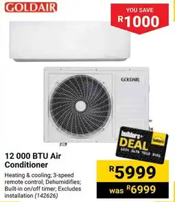 Builders Warehouse GOLDAIR 12 000 BTU Air Conditioner offer