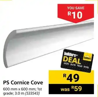 Builders Warehouse PS Cornice Cove offer