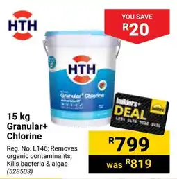 Builders Warehouse HTH Granular+ Chlorine offer