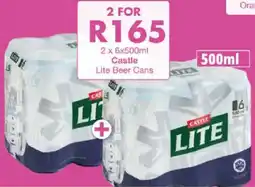 President Hyper Castle Lite Beer Cans offer