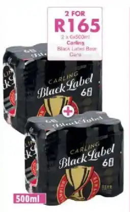 President Hyper Carling Black Label Beer Cans offer