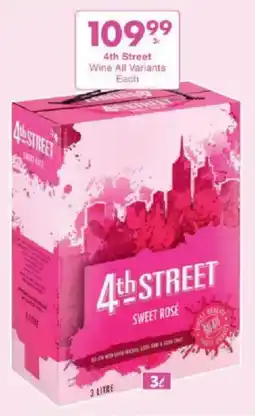 President Hyper 4th Street Wine All Variants offer