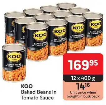 Makro KOO Baked Beans in Tomato Sauce offer