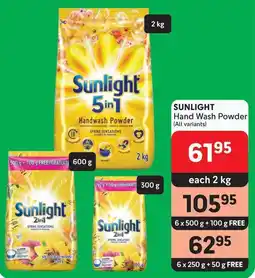 Makro SUNLIGHT Hand Wash Powder offer