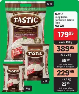 Makro TASTIC Long Grain Parboiled White Rice offer