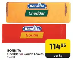 Makro BONNITA Cheddar or Gouda Loaves offer