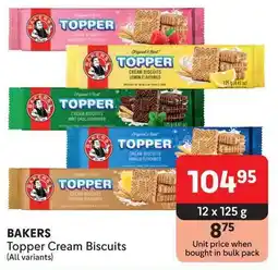 Makro BAKERS Topper Cream Biscuits offer