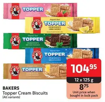 Makro BAKERS Topper Cream Biscuits offer