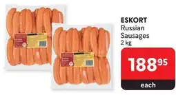 Makro ESKORT Russian Sausages offer