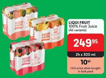 Makro LIQUI FRUIT 100% Fruit Juice offer