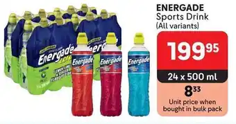 Makro ENERGADE Sports Drink offer