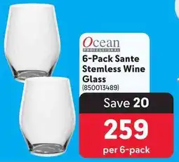 Makro Ocean Sante Stemless Wine Glass offer