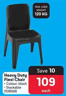 Makro Heavy Duty Flexi Chair offer