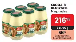 Makro CROSSE & BLACKWELL Mayonnaise offer