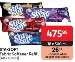 Makro STA-SOFT Fabric Softener Refill offer