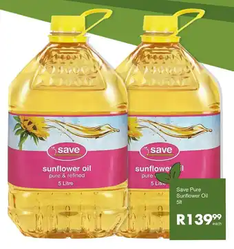 Save Save Pure Sunflower Oil offer