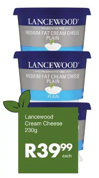 Save Lancewood Cream Cheese offer