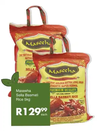 Save Maseeha Sella Basmati Rice offer