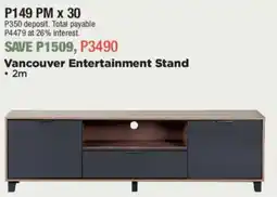 House & Home Vancouver Entertainment Stand offer