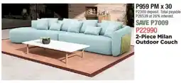 House & Home Milan Outdoor Couch offer